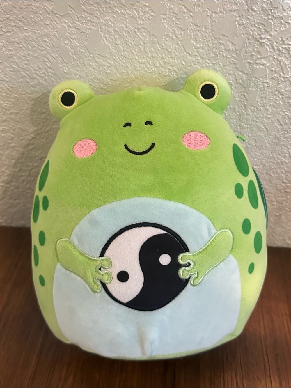 Squishmallows 8" Micha the Frog with Yin Yang Sign Plush Doll